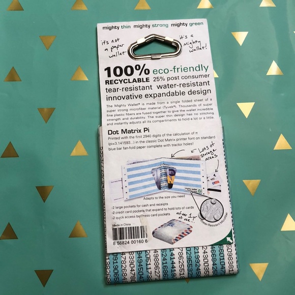 !LAST DAY!  Eco-friendly Tyvek Mighty Wallet - Picture 2 of 3